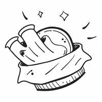 Clean Baby clothes icon with copy space on a white background concept as A image of baby clothes with ample copy space on a white background perfect for newborn clothing and fashi vector