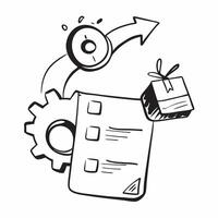 Clean Automation logistic icon with blank space for custom branding concept as A customizable automation logistic icon with blank space for adding custom branding elements making it suit vector