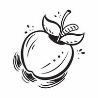 Clean Apple icon with copy space on a gray background concept as A image of an apple icon with ample copy space on a gray background ideal for healthy eating and nutrition themed vector