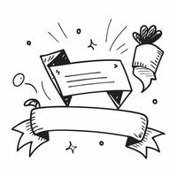 Clean Announcement symbol with blank area for personalized messages concept as A customizable announcement symbol featuring a blank area for adding personalized messages making it suitab vector