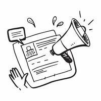 Clean Announcement illustration with copy space for business reports concept as A visually appealing announcement illustration with copy space designed to enhance business reports and pr vector