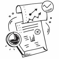 Clean Analysis icon with copy space for email newsletters concept as A modern analysis icon with ample copy space perfect for email newsletters and digital communications highlighting bu vector