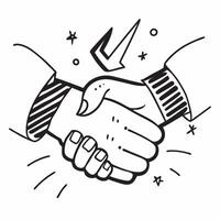 Clean American flag and a silhouette of a handshake symbolizing unity and partnership with ample space for text concept as An American flag with a silhouette of a handshake representing vector
