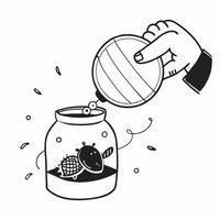 Clean A turtle and a coin jar symbolizing slow savings growth in double exposure with copy space concept as A turtle blended with a coin jar representing the concept of slow savings gro vector