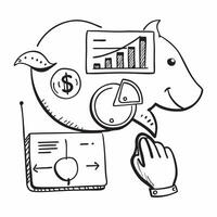 Clean A camel and a savings goal chart symbolizing financial milestones in double exposure with copy space concept as A camel blended with a savings goal chart representing financial mi vector