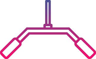 Weight Bar Icon Symbol Art Sign vector