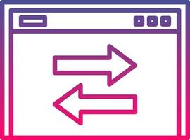 Transfer Data Icon Symbol Art Sign vector