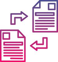 Data Transfer Icon Symbol Art Sign vector