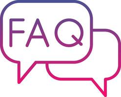 Faq Icon Symbol Art Sign vector