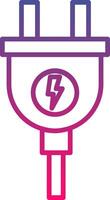 Electric Plug Icon Symbol Art Sign vector