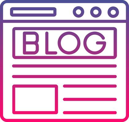 Blog Icon Symbol Art Sign