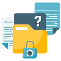 restricted access, digital security illustration vector