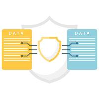 encrypted data, digital security illustration vector