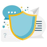 communication security, instant chat application vector
