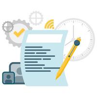 Online collaboration, online interaction and communication vector