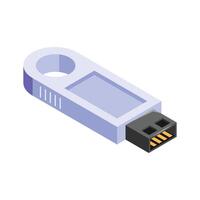 Take your hands on this amazing icon of flash drive in trendy style vector