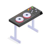 Get this customizable icon of dj controller in modern style. vector