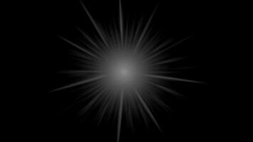 lens flares shine burst animation on black abstract background. shake shiny burst light. video