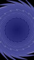 Abstract blue kaleidoscopic motion design background. spiral shape animation. soft digital psychedelic motion. video