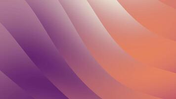 Abstract design with purple and orange curves, suitable for backgrounds, posters, and digital art projects with a modern aesthetic. video