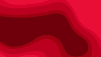 Red abstract background suitable for digital designs, websites, posters, and more. Features dynamic waves and curves in a vibrant palette. video