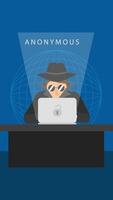 Hacker Laptop Computer Stealing Passwords And Breaking In Confidential Data On Vertical 2D Cartoon Animation video