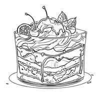 baked confectionery sweets cooking pastry decoration vector