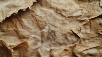 Torn Cloth with Frayed Edges and Stains photo