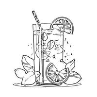 refreshment color mango fruit swirl vector