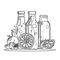 object isolated white drop juice vector