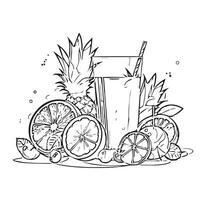 isolated juice transparent realistic citrus vector