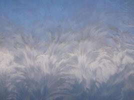 frost on the window photo
