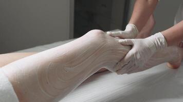 Expert massage therapy session providing relaxation and relief for the legs video