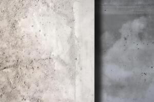 This composition features an abstract background with a textured concrete surface, highlighting natural imperfections and blending shades that create depth and interest photo
