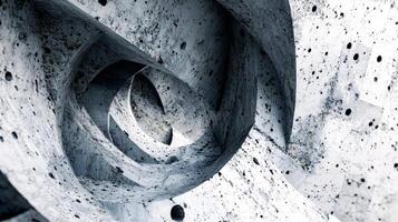 Textured concrete surface creates a striking abstract background with swirling forms and intricate details that highlight depth and complexity in a modern design aesthetic photo