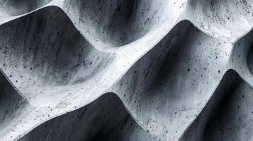 This abstract background displays a textured concrete surface with flowing wave patterns. The interplay of light and shadow enhances the visual depth of the design photo