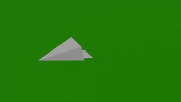 paper plane loop animation video