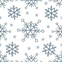 Winter snow seamless pattern with sparkling ice crystals soft snowflakes and frosty patterns for a magical winter look concept as Magical winter snow pattern with sparkling ice cry Clear vector