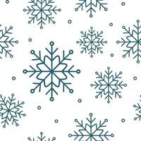 Winter snow seamless pattern with delicate light snowflakes and frosty textures for a minimalist winter design concept as Minimalist winter snow pattern with delicate snowflakes an Clear vector
