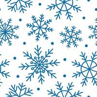 Winter seamless pattern with snowflakes icy textures and frost designs for a crisp cold season vibe concept as Crisp winter pattern with snowflakes icy textures and frost for a fre Clear vector