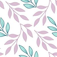 Watercolor spring nature seamless pattern with soft washes of color and leaf silhouettes for natural elegance concept as Watercolor inspired spring nature pattern with soft washes Clear vector