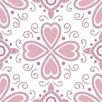 Valentine hearts and love letters seamless tile pattern with romantic scripts and pastel hues for elegant decor concept as Romantic script love letters and pastel hearts arranged s Clear Set 5 vector