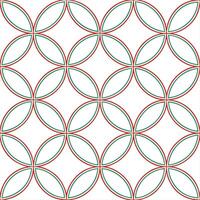 Unite elliptical holographic rings apply rainbow sheen edges preserve intense white isolates finalize high tech seamless tile synergy concept as Coordinate elliptical ring patterns Clear vector