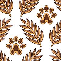 Tribal patterns seamless design with animal inspired motifs and earthy colors for a wild natural feel concept as Animal inspired tribal patterns with earthy colors perfect for a wi Clear vector