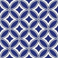 Traditional Moroccan zellige borders and geometric patterns seamless tile pattern with vibrant blues and intricate designs for exotic home decor concept as Vibrant blue Moroccan ze Clear vector