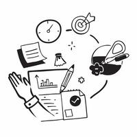 Time Management Workshop concept as Participants learn effective time management strategies to optimize daily tasks and enhance life efficiency in Photo Stock Concept Clear vector