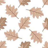 Thanksgiving leaves seamless pattern with rich autumn colors of red orange and yellow for a warm harvest inspired look concept as Warm Thanksgiving pattern with red orange and yell Clear Set 14 vector