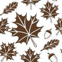 Thanksgiving leaves seamless pattern with rich autumn colors of red orange and yellow for a warm harvest inspired look concept as Warm Thanksgiving pattern with red orange and yell Clear Set 7 vector