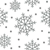 Subtle winter snow seamless pattern with delicate snowflakes and soft frosty textures for a quiet peaceful design concept as Subtle winter snow pattern with delicate snowflakes and Clear vector