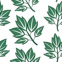Spring leaves seamless pattern with elegant symmetry and balanced designs for refined luxurious decor concept as Elegant spring leaves pattern with symmetrical designs and balanced Clear vector